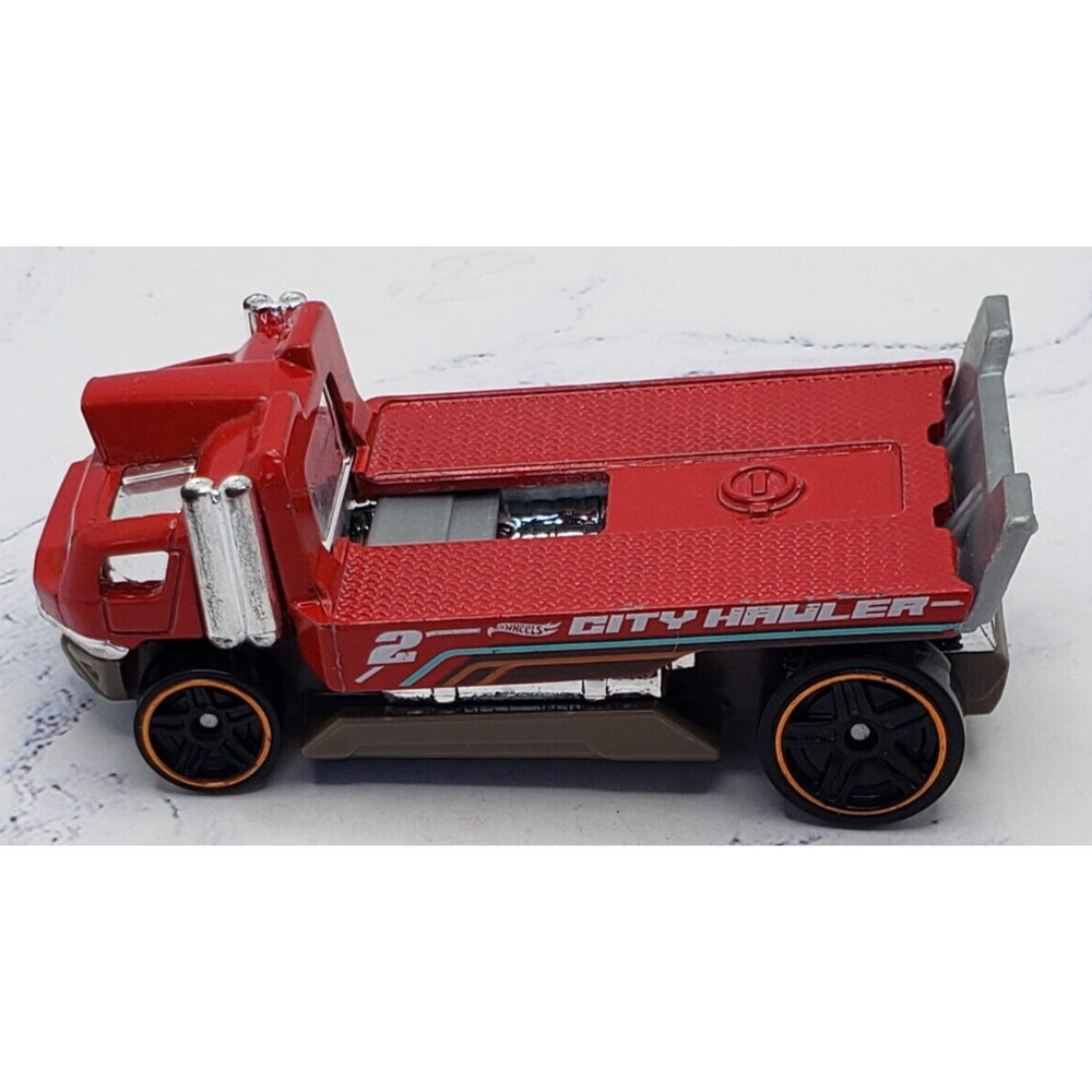 Hot Wheels 2022 HW City 5 Pack The Haulinator Red With Black 5 Spoke Wheels
